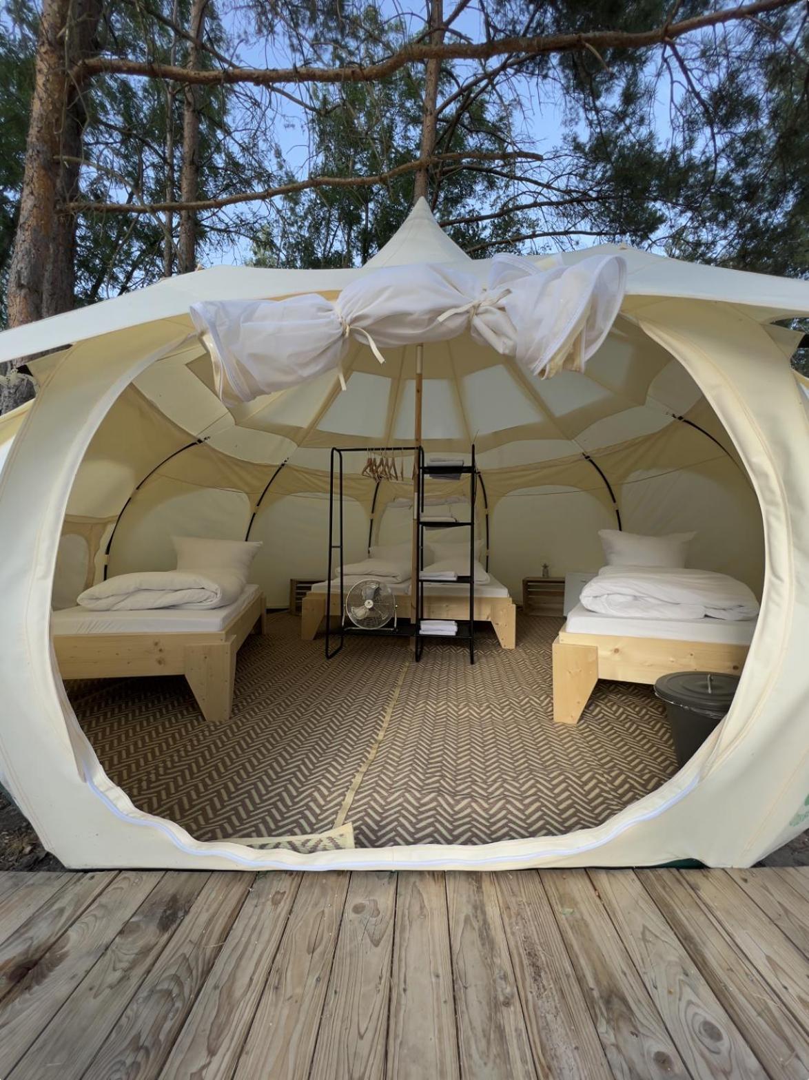 Raus Und Gut Glamping Am Graebendorfer See Drebkau Exterior photo